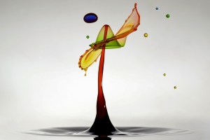 Water Splash Art - Multicolour
